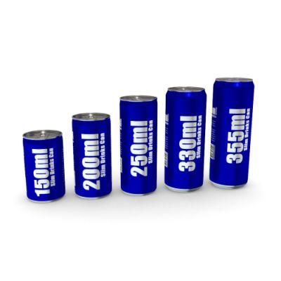 250ml 355ml 473ml Aluminum Can and Lid for Beer/Soda/Energy Drink/Coffee/Juice/ Packaging