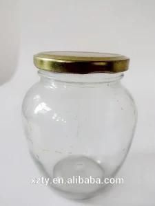 500 Ml Clear Glass Jam Jars with Metal Lids