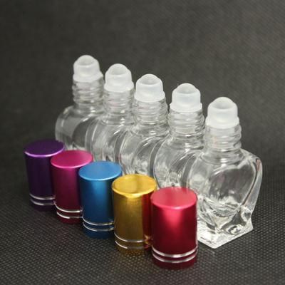 10ml Heart Shape Roll on Bottle for Perfume with Aluminum Cap