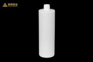 Flat Shoulder Cylindrical Plastic Pet Washing Bottle, Shampoo Bottle, Liquid Bottle, Makeup Bottle with Plastic Cap/Pump Head