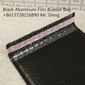 Decorative Plastic Mailing Bags Black Matte Custom Bubble Envelopes