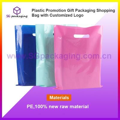 Plastic Promotion Gift Packaging Shopping Bag with Customized Logo