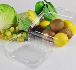 Plastic Transparent Container Disposable Pet Food Tray