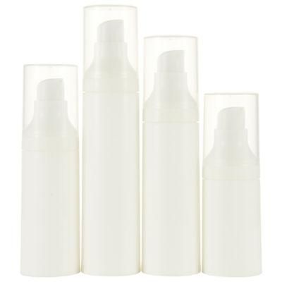 Round Cosmetic Plastic Airless Pump Bottle for Skin Care (FRD-127)