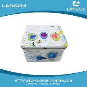 Display Square Tin Box for Gift Watch Finger Gyro Packaging
