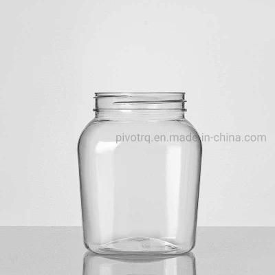 1kg Clear Plastic Honey Bottle with PP Cap for Honey Packaging