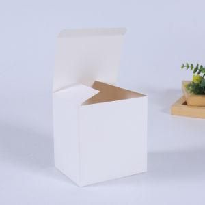 Customize Hard Paper Gift Box with Logo Custom, Compostable White Paper Gift Box