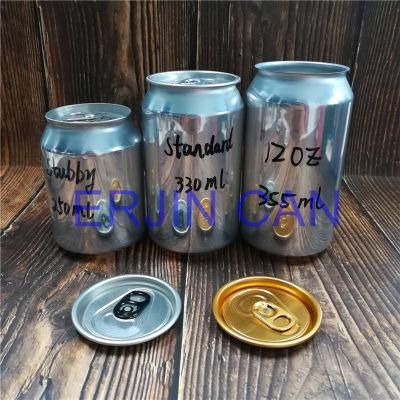 Brite Aluminum Can Standard 500ml 16.9oz Sleek Fit 330ml 11.15oz 11.3oz 330cc 11.3 Oz Ounce for Tea Coffee Beverage