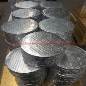 14 Inch 12mm Silver Foil Corrugated Cake Board Cake Drum