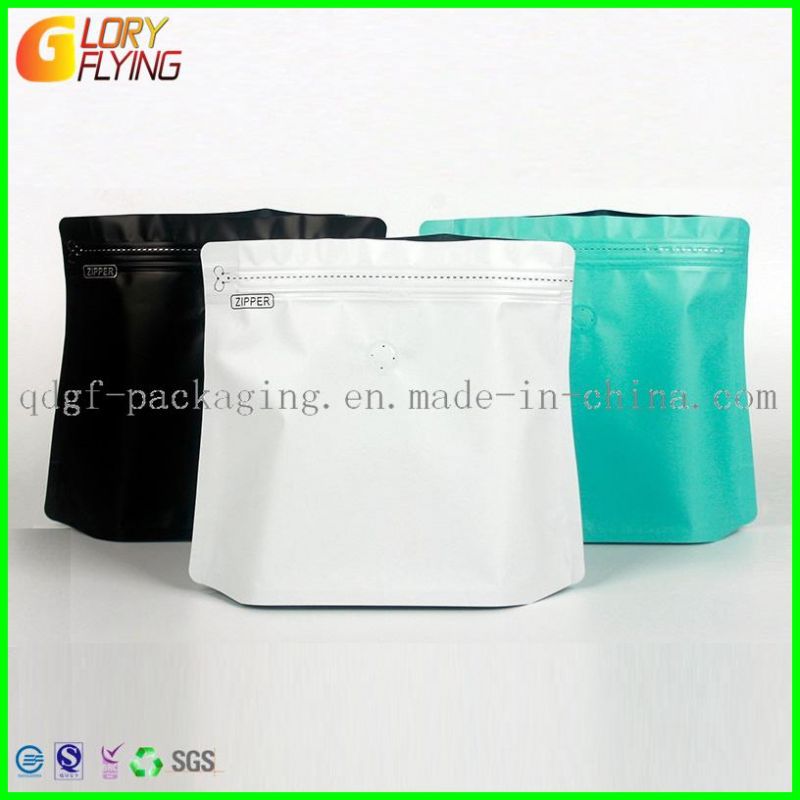 Plastic Product Eco Bag Coffee Packaging Double Zip Lock Bag Supplier From China