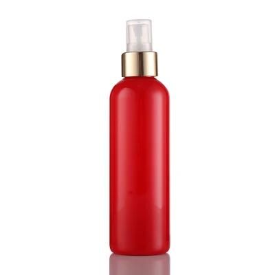 200ml Pet Plastic Cylinder Bottle with Sprayer for Lotion (ZY01-B106)