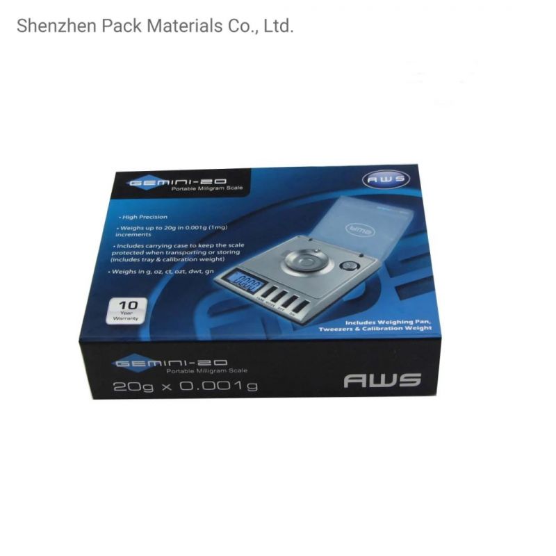 Electronic Automatic Equipment Recyclable Custom Paper Packaging Box