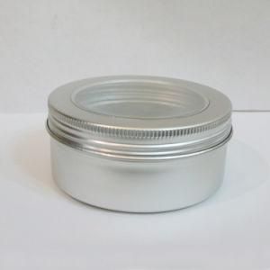 150ml Aluminum Jar with Screw Lid Window Tin Box