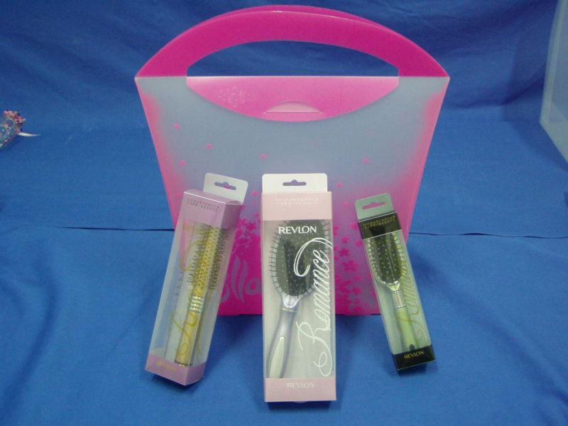 cosmetics eyebrow pencil or lipstick clamshell blister