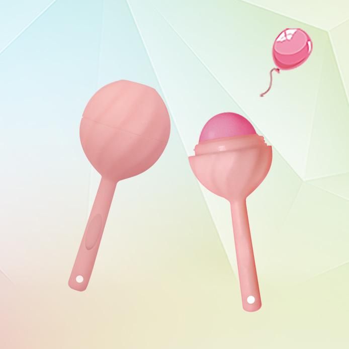 Ball Lip Balm Tube Mini Lollipop Lip Balm Container with Hole