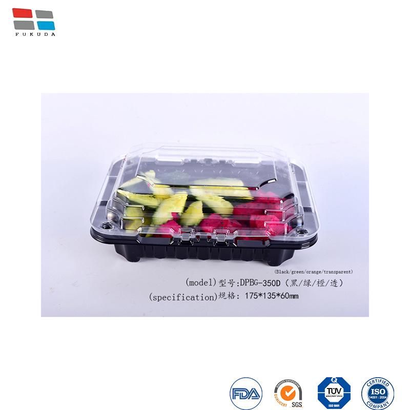 Plastic Food Container Fruit Clamshell Packaging Anti-Theft Boxes