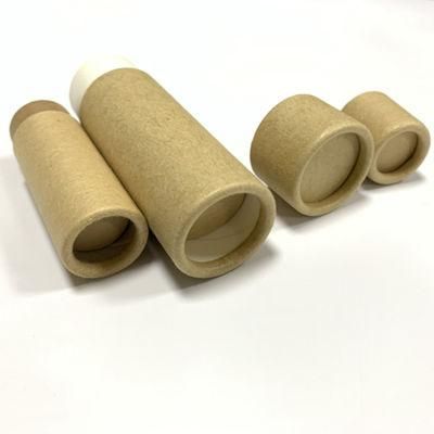 Paper Lip Balm Deodorant Cardboard Container Push up Paper Tubes