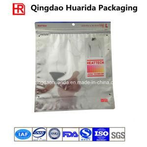 Flexible Aluminum Foil Plastic Garment Packing Bag with Zipper