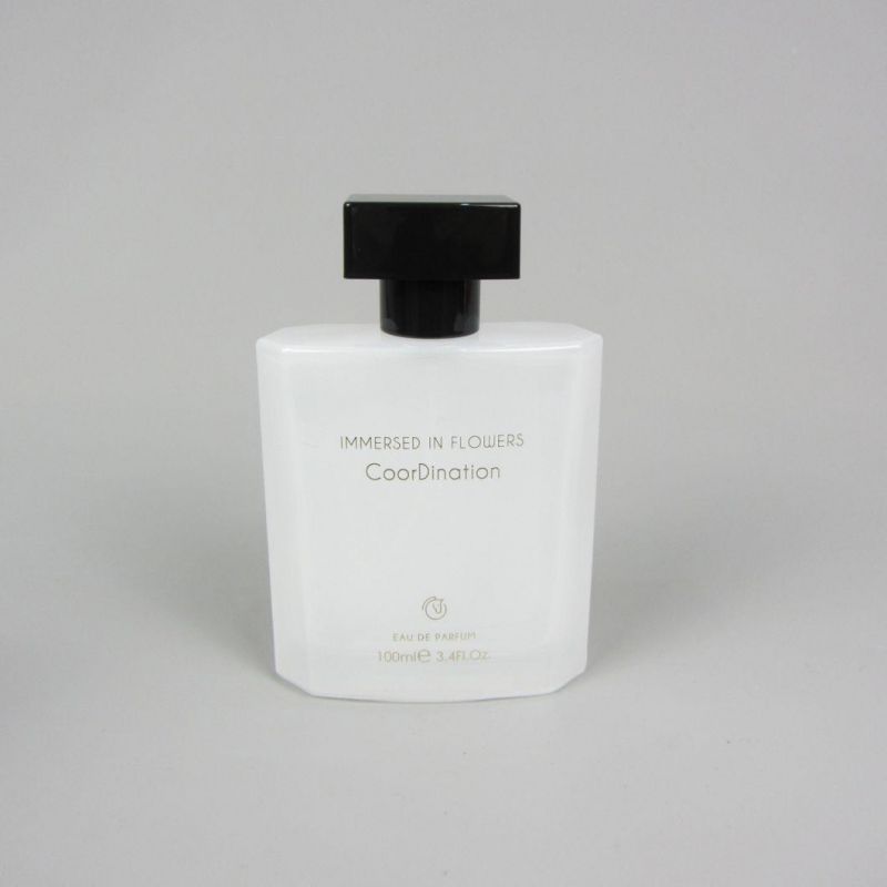 Unique 100ml Clear White Wholesale Oil Spray Bottle Black Refillable Perfume Bottles