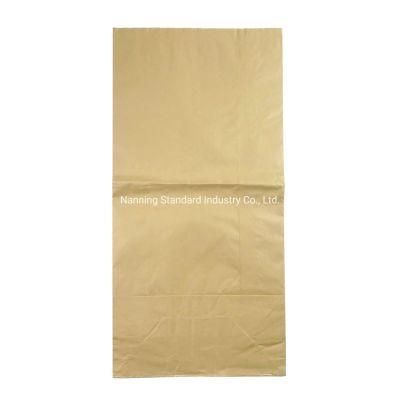 25kg Chemical Powder Granules Kraft Paper Laminated PP Woven Moisture Proof Bag