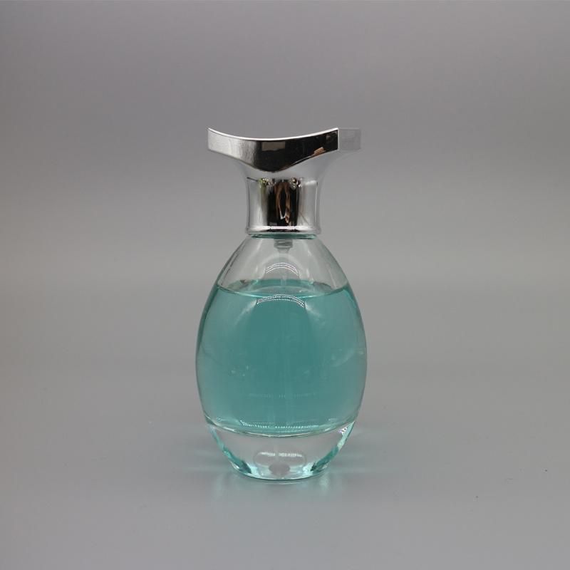 Super Clear Glass Perfume Bottle with Different Plastic Cap