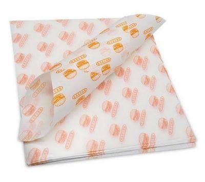 Burger Sandwich Food Wrapping Paper in Sheet