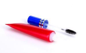 Cosmetic Plastic Tube with Brush Applicator