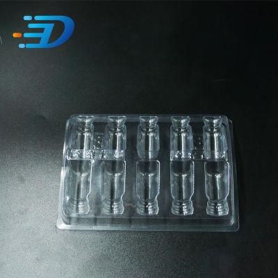 Pet Clear Ampoule Tray for 2ml, 3ml, 5ml, 10ml / Vial Plastic Packing Tray Medical Disposable