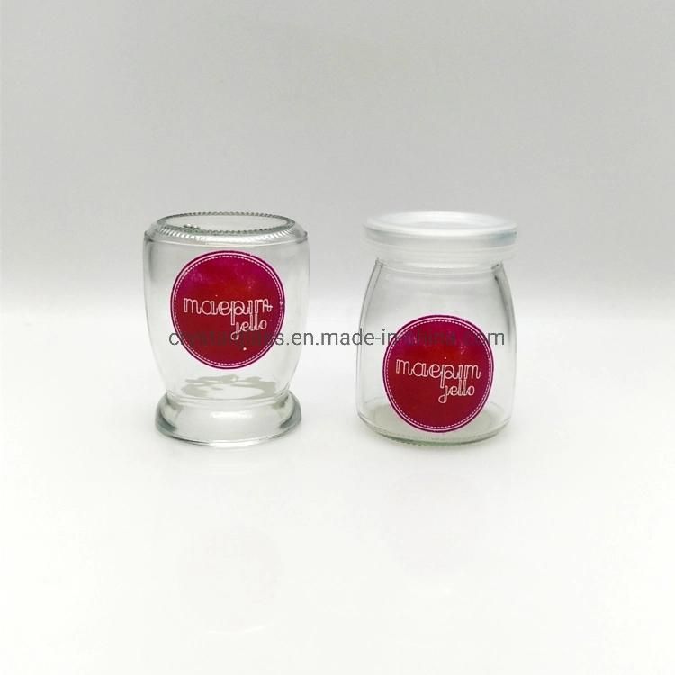 200ml/250ml 300ml 500ml 1L Milk Glass Bottle Mini Glass Milk Bottle with Cap Wholesale