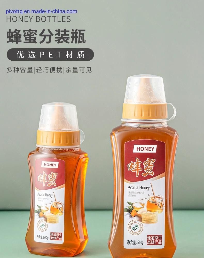 250g 500g 800g 1000g Plasticbottle Honey Syrup Squeeze Shape