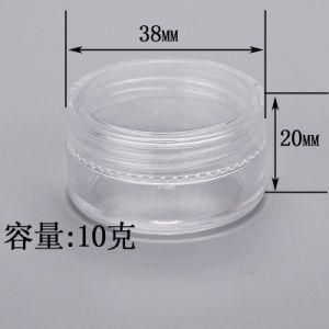 10g Transparent Boxes, Cosmetics Boxes, Cream Box, Cream Jar, Plastic Jar