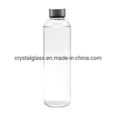 500ml 250g Glass Drinking Bottle Juice Bottle Coffee Bottle with Lid