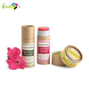 Cosmetic Cardboard Paper Organic Round Cardboard Box for Pure Organic