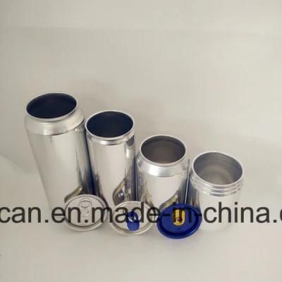 330ml 500ml Aluminum Beverage Cans with Easy Opening Ends
