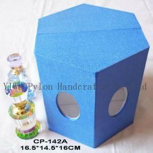 Fashion Blue Cardboard Perfume Box (CP-142A)
