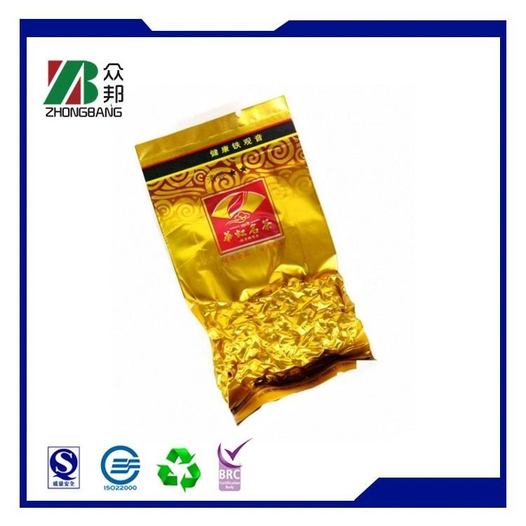 Laminated Aluminum Foil Food Packaging Side Gusset Tea Bag