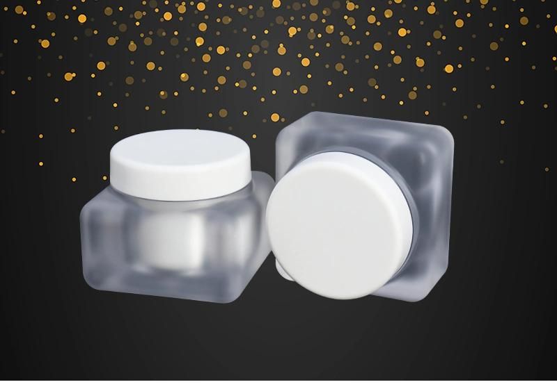 Hot Sale High Transparent PS Matte Effect Frosted 50g Cream Jar