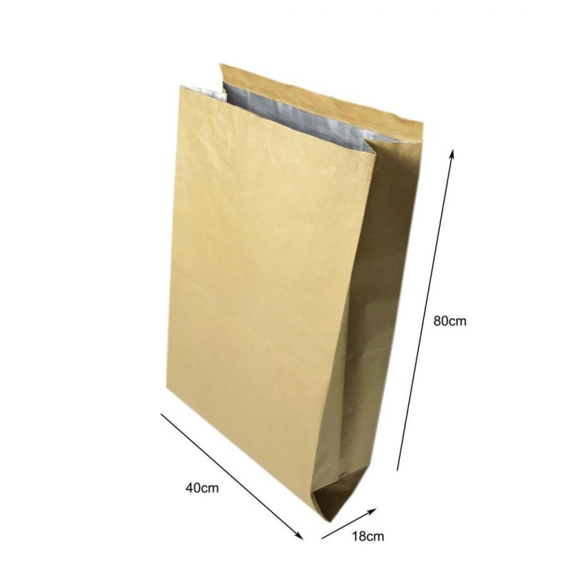 20kg Aluminum Laminated Kraft Paper Plastic Pellet Bag for Flour