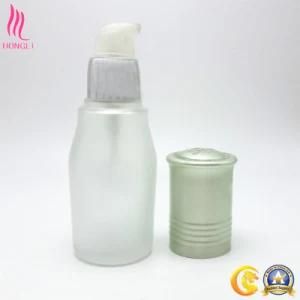 Glass Frosted Bottle with Pump Sprayer
