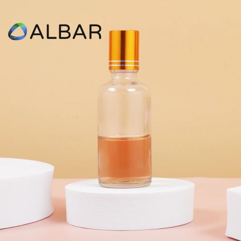 Light and Clear Roller on Glass Bottles with Customized Logo Printing Design