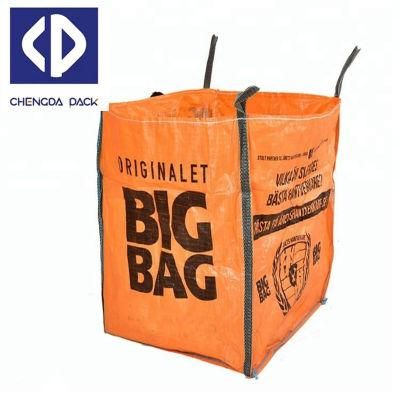 UV Treated 2 Ton Big Size FIBC Large Cheap Sand Jumbo Tonne PP Container Bulk Bags with Printing