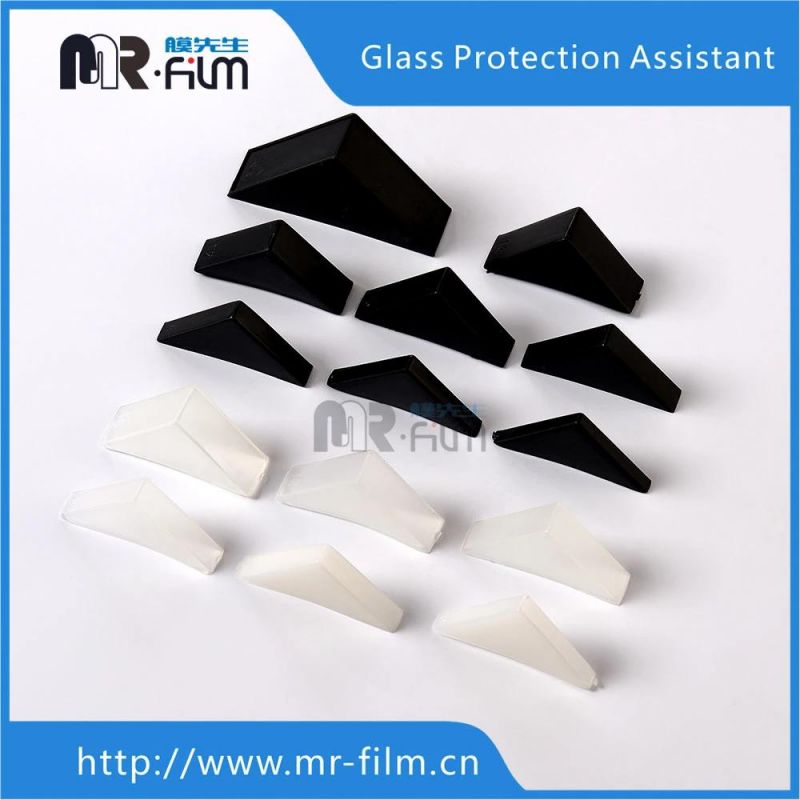 Black Triangle Glass Crash Protection Corner