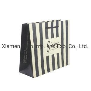 Custom Streak Paper Jewelry Gift Packaging Bags with Handle