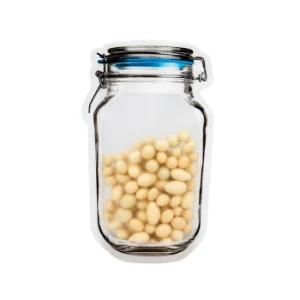 Food Grade Reusable Seal Portable Mason Jar Bottles Ziplock Bag