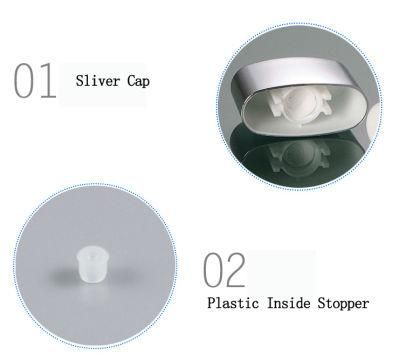 Luxury 50ml 100ml Sliver Cap White Plastic Cosmetic Tube Eye Cream Cosmetic Packaging