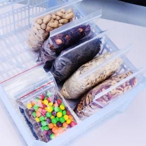 Fridge Keep Fresh Sealed Fruit Vegetable Self Sealing Zipper Slider Food Freezer Storage Bag