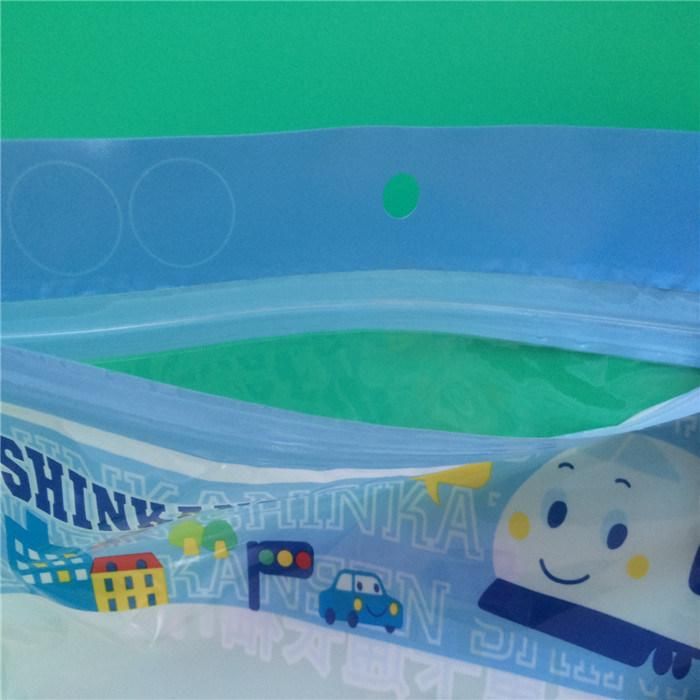 Low Price Wholesale Heat Sealed Plastic Compound Children T Shirt Package Bag with Zipper