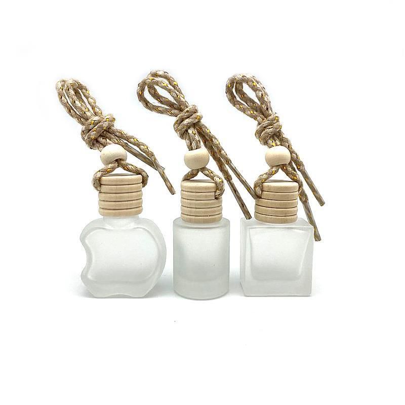 10ml Arabic Hanging Car Perfume Diffuser Bottle Car Perfume with Wooden Cap