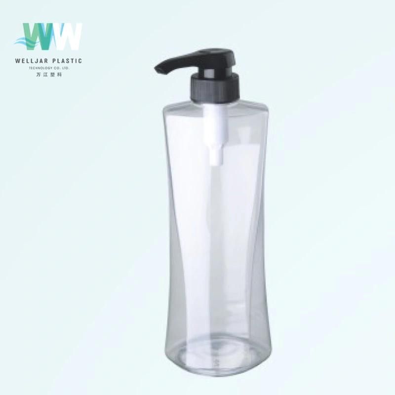 600ml Plastic Pet Bottle with Pump Sprayer for Shampoo