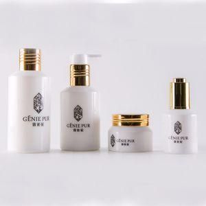 White China Glass Bottles for Cosmetics Packaging